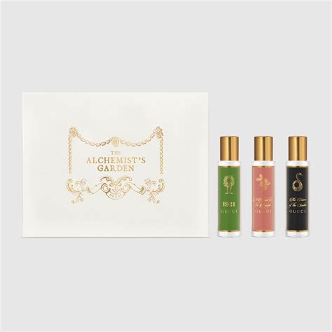 Gucci The Alchemist's Garden, mini discovery kit gift set